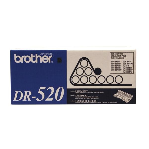 Brother DR-520 Black Drum Unit Ea