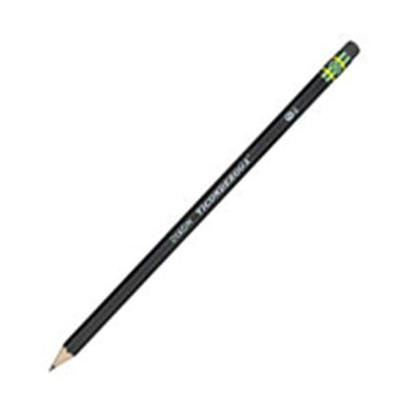 Ticonderoga Pencils #2 Soft Lead Black Barrel 12/Box 12/Pk