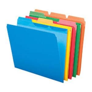 Ready-Tab File Folders 1/3 Cut Assorted Letter Assorted 50/Box 50/Bx