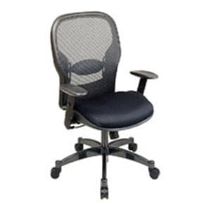 Matrex Mesh Chair Gunmetal Frame Black Fabric Ea