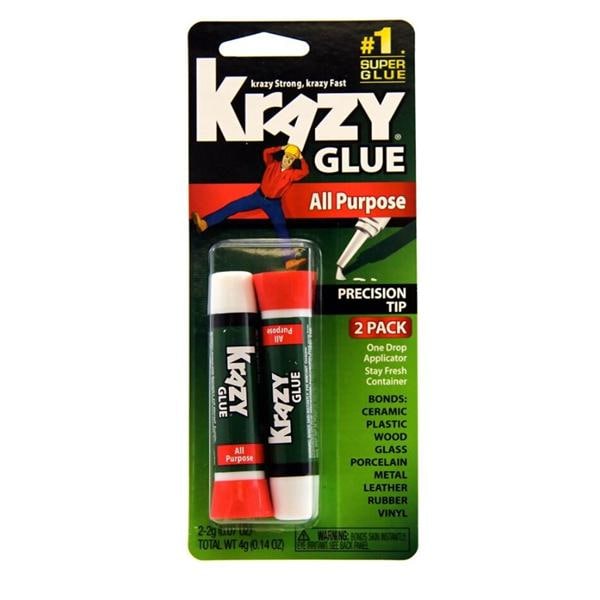 Krazy Glue Clear Original .07 Oz Tubes 2/Pack 2/Pk