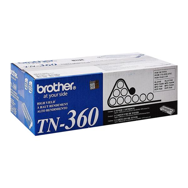 Brother TN-360 Black Toner Cartridge Ea