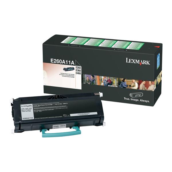 Lexmark E260A11A Return Program Black Toner Cartridge Ea