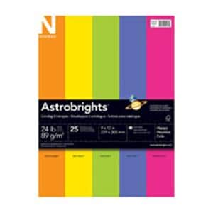 Neenah Astrobrights Cover Paper 65 Lb 8.5x11 Happy Assortment 250/Pk
