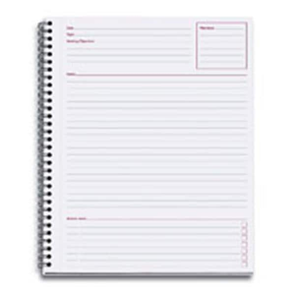 Business Notebook 8.5 in x 11 in Legal Ruled 80 Sheets Black Ea