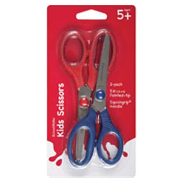 Scissors Sch/Ws Ptd 5 Sml 2/Pk