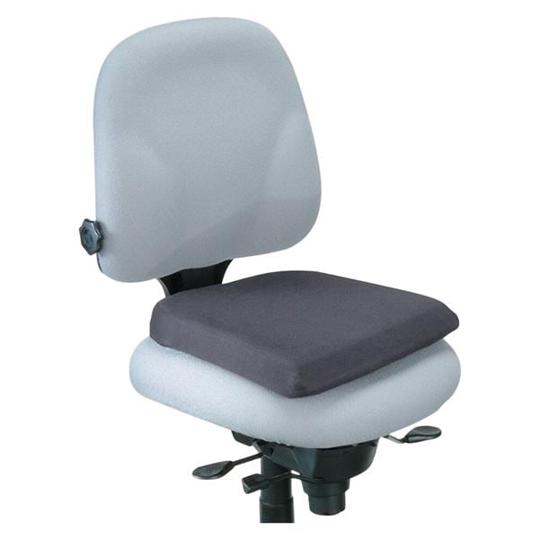 Memory Foam Seat Rest 2 in x 16 1/8 in x 16 15/16 in Black Ea