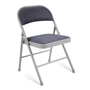 Realspace Upholstered Padded Folding Chair Gray Ea