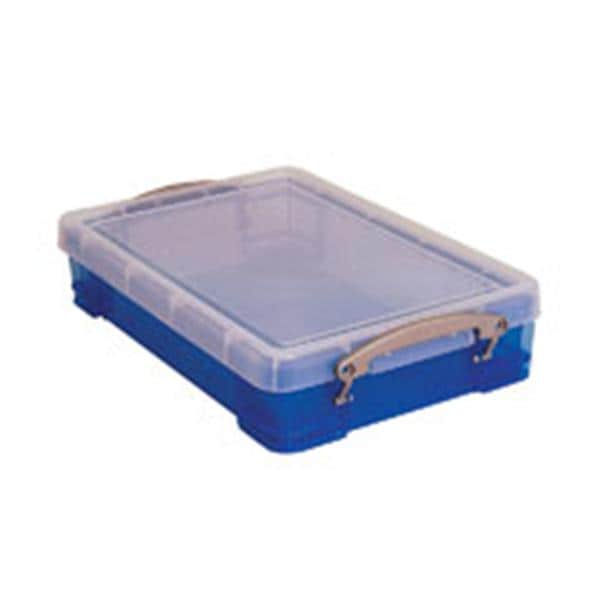 Plastic Storage Box 4 Liter (1 Gallon) Blue Ea