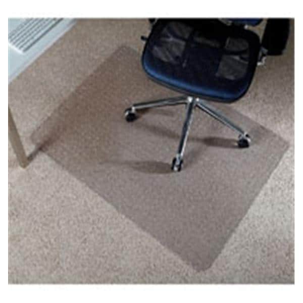 Deflect-O Clear Polycarbonate Chair Mat For Carpets 3 ft x 4 ft Ea