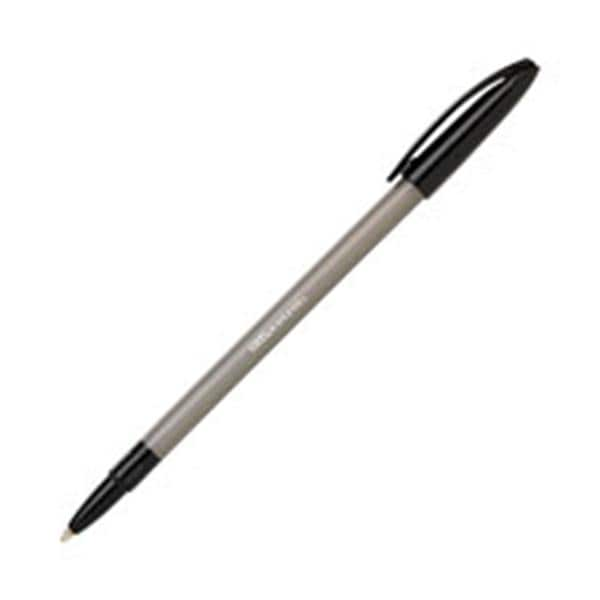 Tinted Ballpoint Stick Pens Medium Point 1.0 mm Black 12/Pack 12/Pk