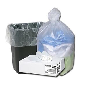 Webster Trash Can Liner Natural 7-10 Gallons 24x24" 500/Ca