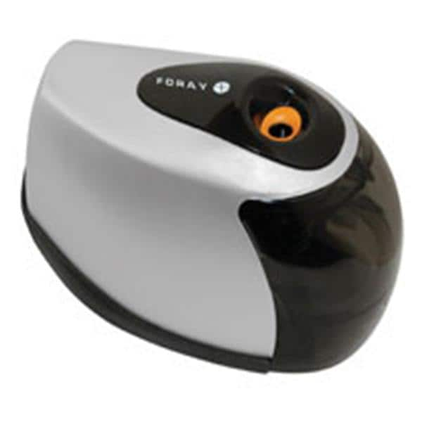 Dual-Powered Pencil Sharpener 6 in Black/Silver Ea