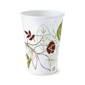 Dixie Paper Hot Cups 12 Oz Pathways Design 25/Bx