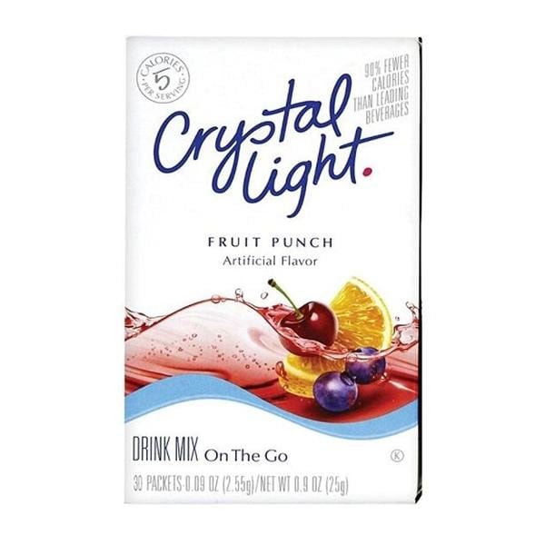 Crystal Light On The Go Mix Sticks Fruit Punch 30/Pk