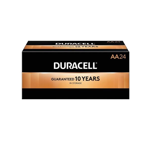 Duracell Coppertop AA Alkaline Batteries 24/Pack 24/Bx, 6 BX/CA