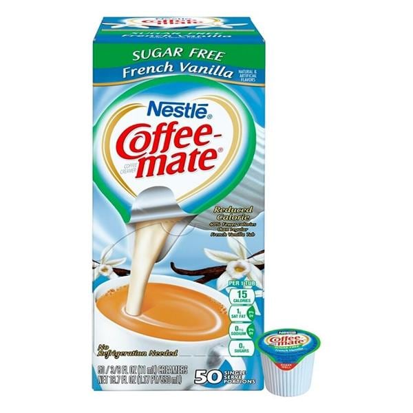 Coffee-Mate Creamer French Vanilla 0.38 Oz 50/Bx