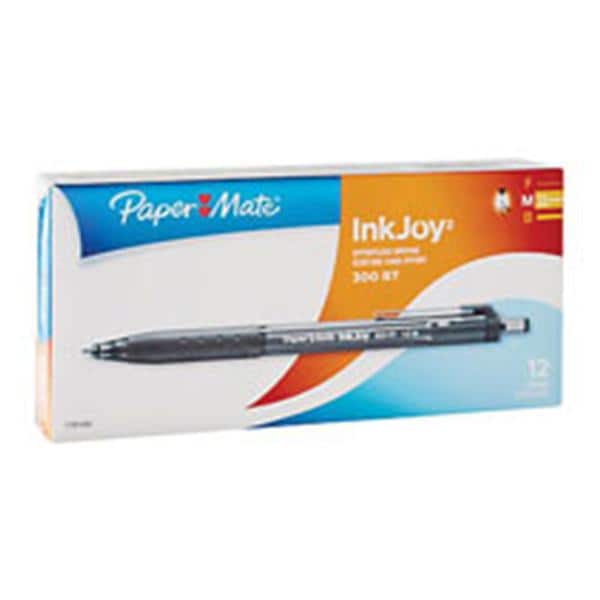 InkJoy 300 RT Retractable Pens Medium Point 1.0 mm Black 12/Pack 12/Pk