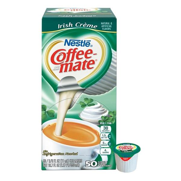 Coffee-Mate Creamer Irish Cream 0.38 Oz 50/Pk