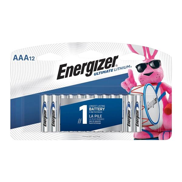 Energizer Photo Ultimate Lithium AA Batteries 1.5V 12/Pk