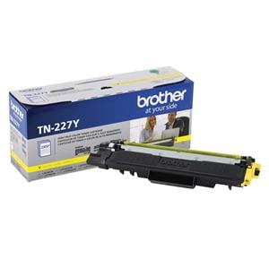 Brother TN-227Y High-Yield Yellow Toner Cartridge Ea