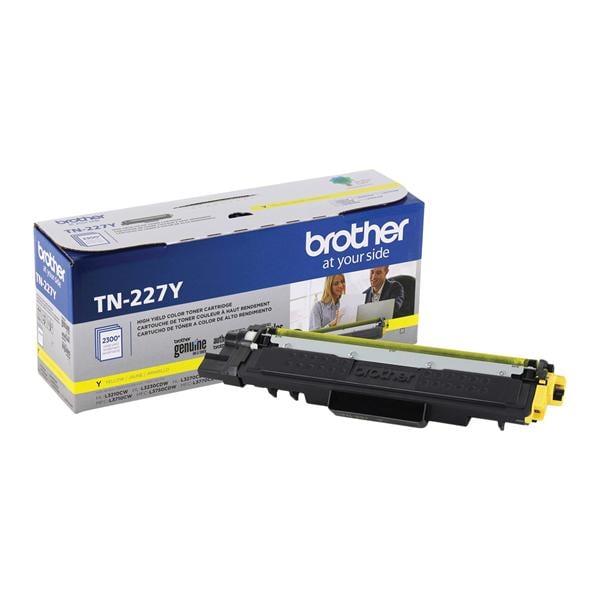 Brother TN-227Y High-Yield Yellow Toner Cartridge Ea