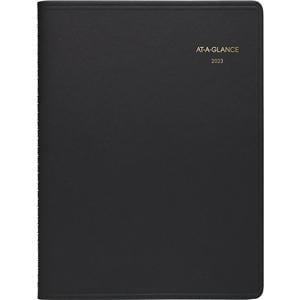 AT-A-GLANCE 2023 RY Weekly Appointment Book Planner, Black, Medium, 7x8-3/4" Ea