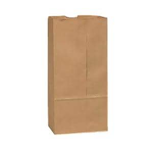 General Paper Bags, 12# 40 Lb Base Weight, 40% Recycled, Brown Kraft 500/Pk