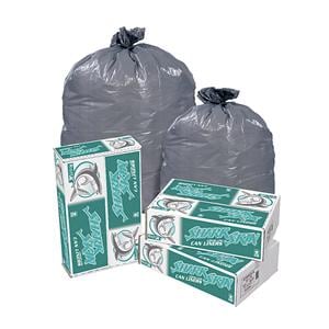 Trash Can Liner Gray 33 Gallon 250/Pk