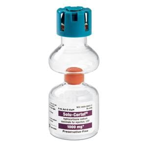 Solu-Cortef Injection 1000mg PF SDV Act-O-Vial 8mL 8mL/Vl