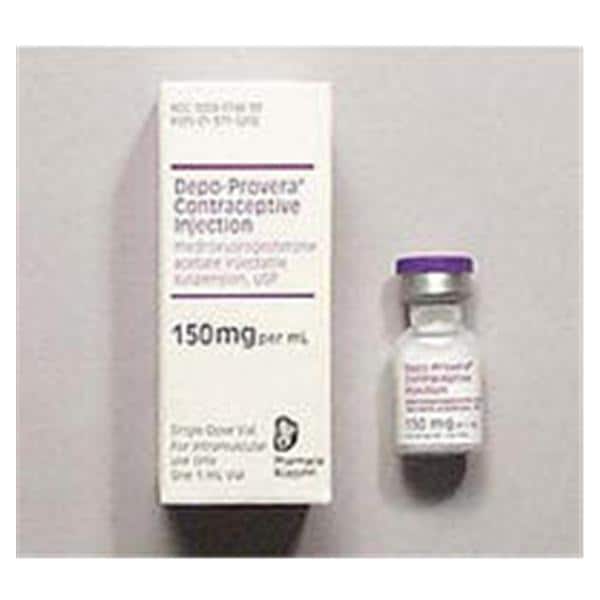 Depo-Provera Injection 150mg/mL SDV 1mL 25/Bx