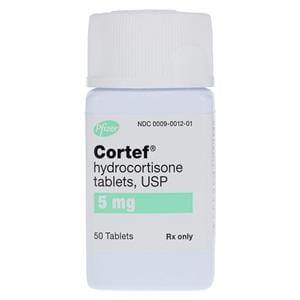 Cortef Tablets 5mg Bottle 50/Bt