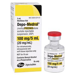 Depo-Medrol Injection 20mg/mL MDV 5ml/Vl