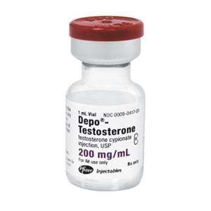 Depo-Testosterone Injection 200mg/mL SDV 1ml/Vl