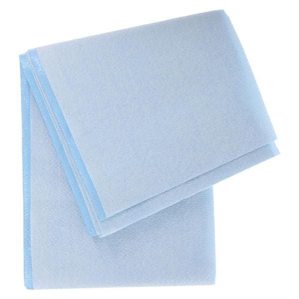 Stretcher Sheet Drape 40 in x 90 in Blue Polyester Disposable 50/Ca