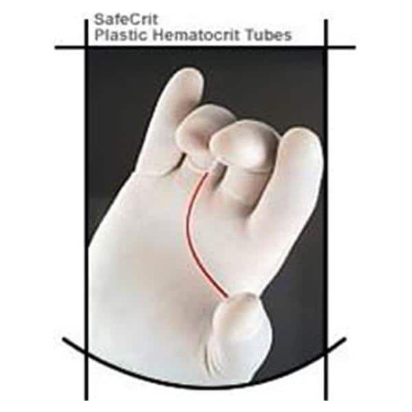 SafeCrit Microhematocrit Sodium Heparin Capillary Tube Plastic 1000/Ca