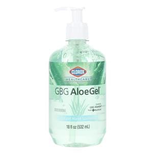 GBG AloeGel Gel Sanitizer 18 oz Pump Bottle EA, 12 EA/CA
