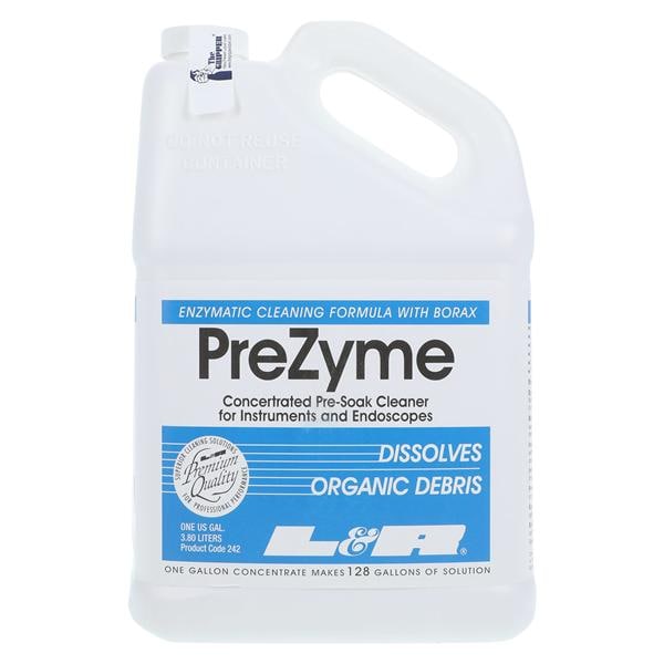 Multi-Enzymatic Ultrasonic Cleaner Solution for Professional Instrument and  Equipment Reprocessing. Concentrated. One Gallon.