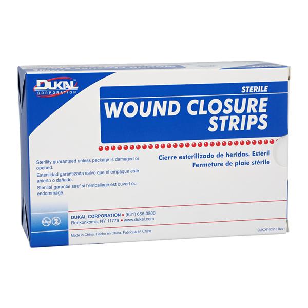 Wound Closure Strip Non-Woven Fibers 1/4x4" Breathable Transparent 50/Bx, 4 BX/CA