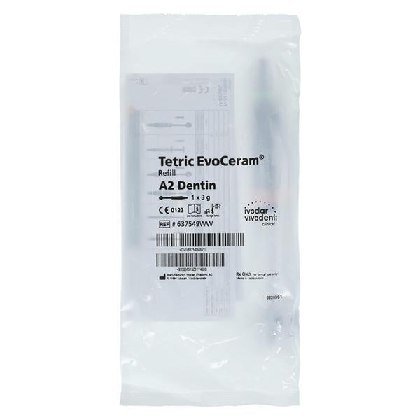 Tetric EvoCeram Universal Composite A2 Dentin Syringe Refill