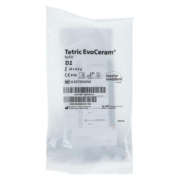 Tetric EvoCeram Universal Composite D2 Enamel Cavifil Refill 20/Bx