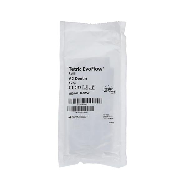 Tetric EvoFlow Flowable Composite A2 Dentin Syringe Refill 2Gm/Ea