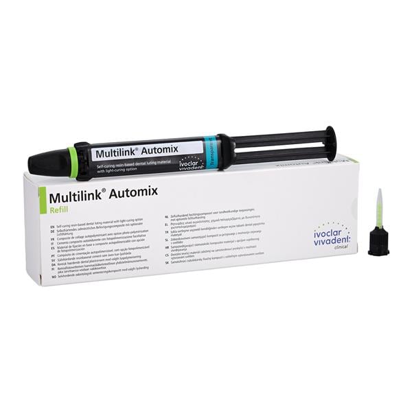 Multilink Automix Automix Cement Transparent 9 Gm Syringe Refill Ea