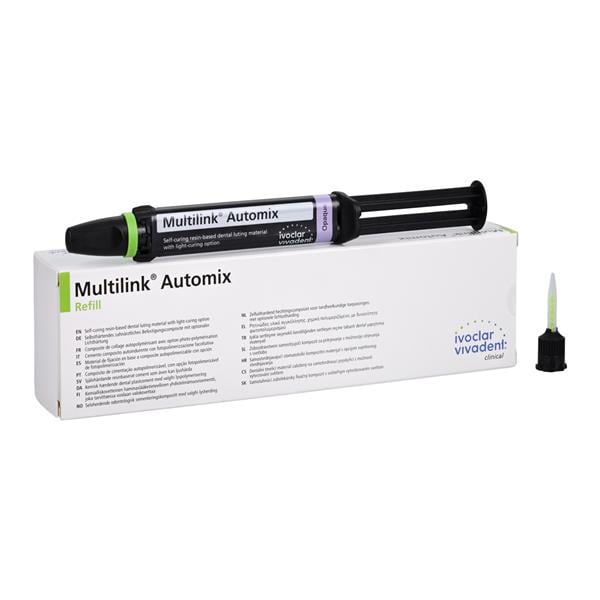 Multilink Automix Automix Cement Opaque 9 Gm Syringe Refill Ea