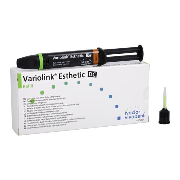 Variolink Esthetic DC Luting Automix Cement Warm + 5 Gm Refill Ea