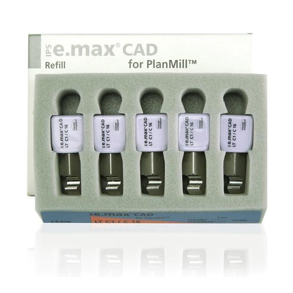 IPS e.max CAD LT Milling Blocks C16 C1 For PlanMill 5/Bx