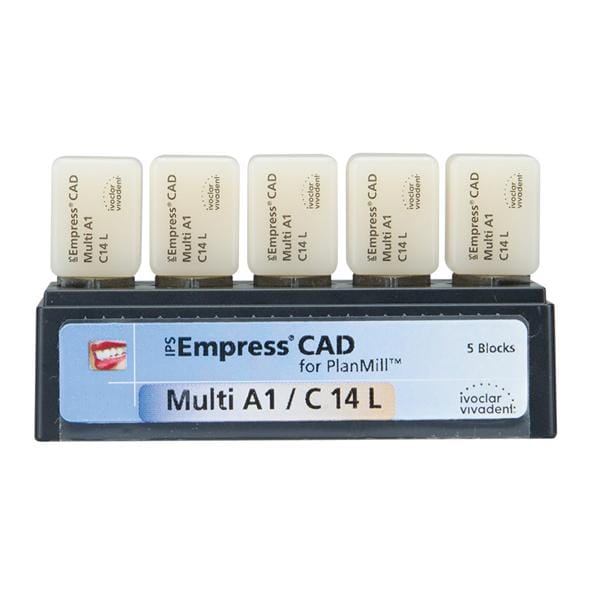 IPS Empress CAD Multi Milling Blocks C14L A1 For PlanMill 5/Bx