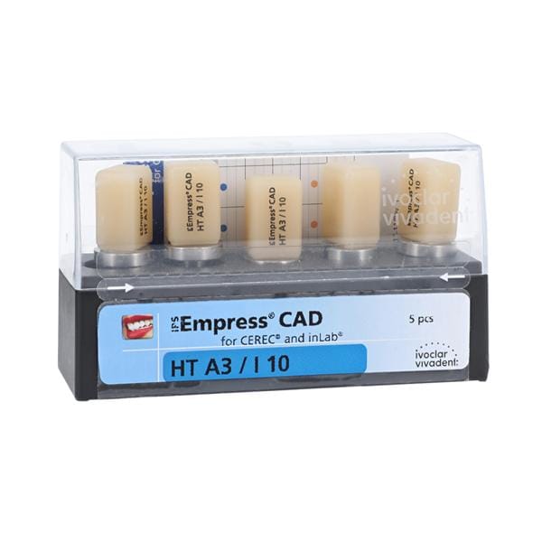 IPS Empress CAD HT Milling Blocks I10 A3 For CEREC 5/Bx