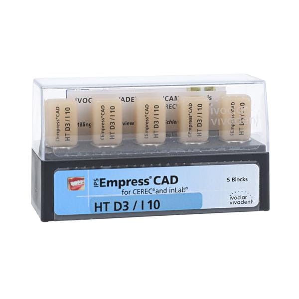 IPS Empress CAD HT Milling Blocks I10 D3 For CEREC 5/Bx