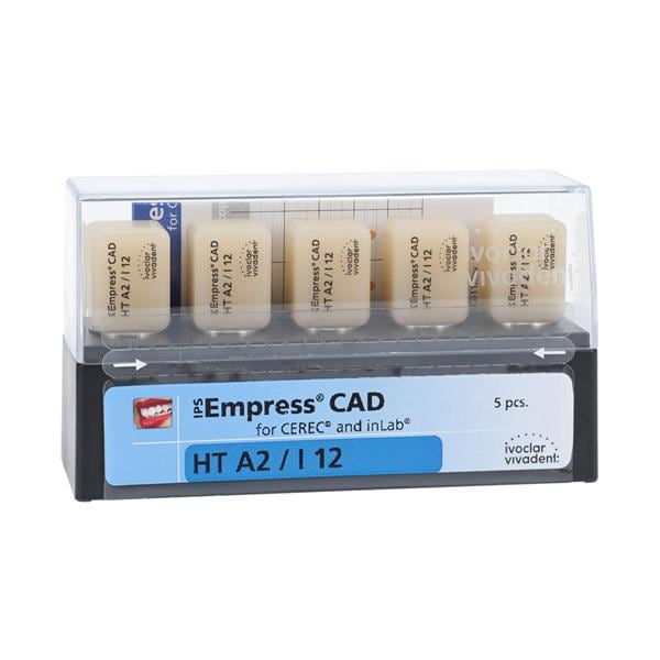 IPS Empress CAD HT Milling Blocks I12 A2 For CEREC 5/Bx